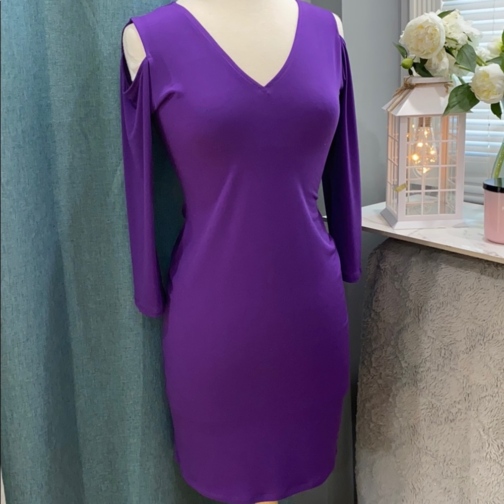 Palm beach girl purple dress 🦋